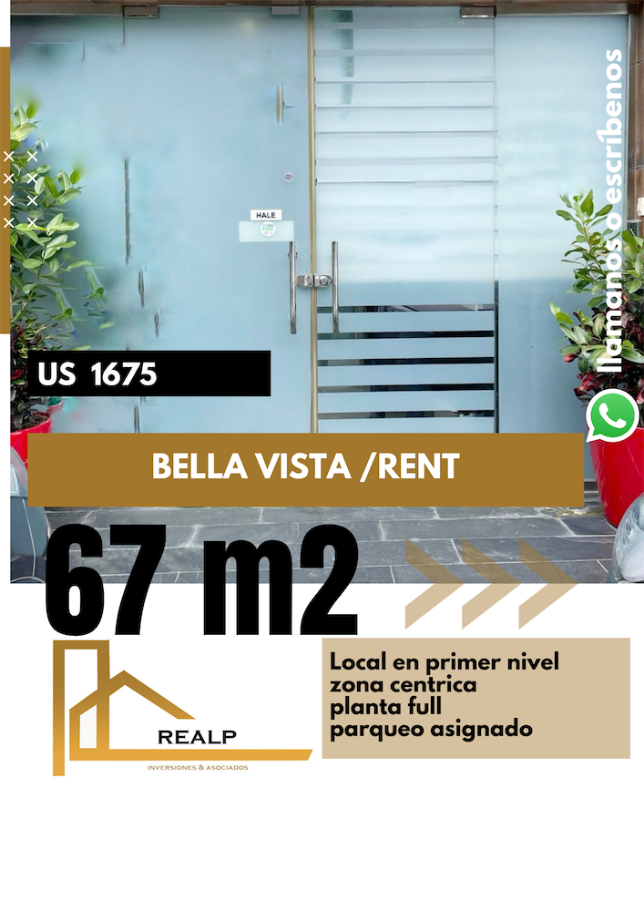 oficinas y locales comerciales - Local en zona céntrica de bella vista