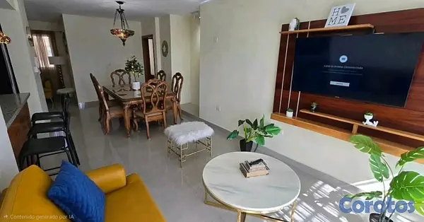 apartamentos - 6to piso amueblado con derecho azotea villa olga  8