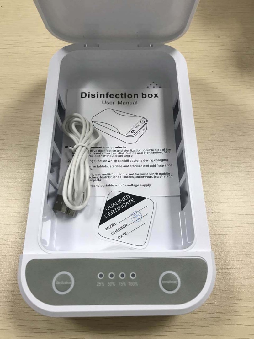 otros electronicos - Caja desinfectante esterilizadora de luz ultra violeta UV 3