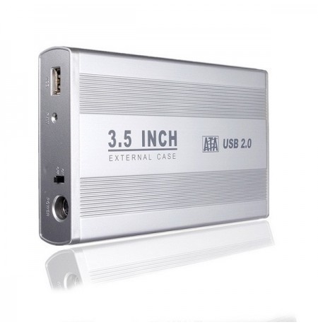 otros electronicos - Enclosure caja de disco duro externo de 3.5 a USB  de 2.0 1