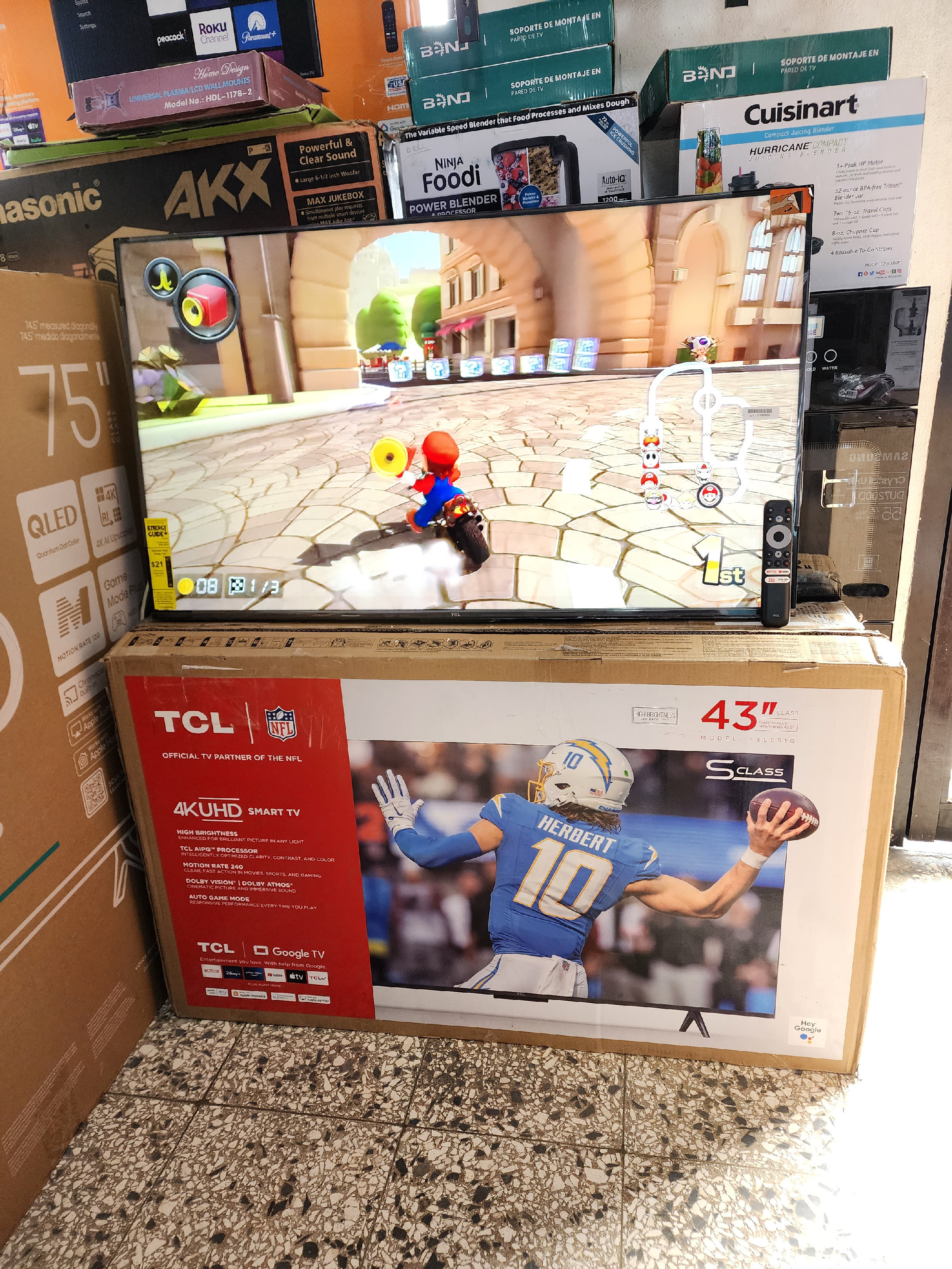 tv - tcl 43" smart tv google serie 5