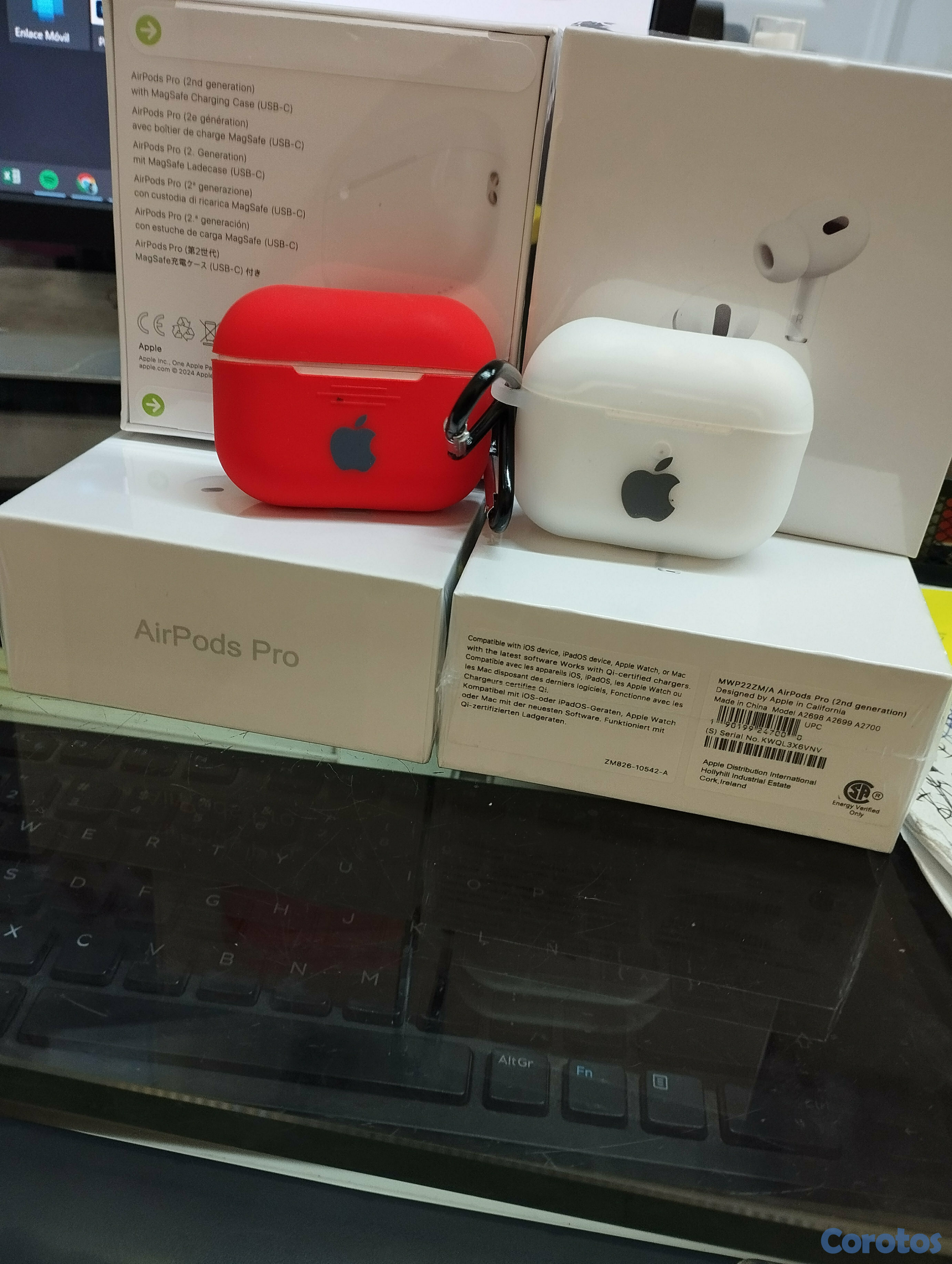 camaras y audio - airpods pro 2 certificados con cancelación de sonidos