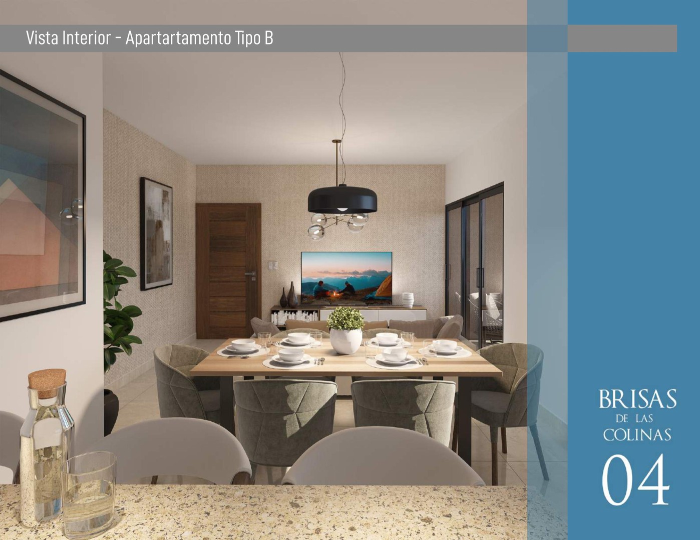 apartamentos - Apartamentos en ventas en el proyecto Brisas de las Colinas 4, Santo Domingo 2