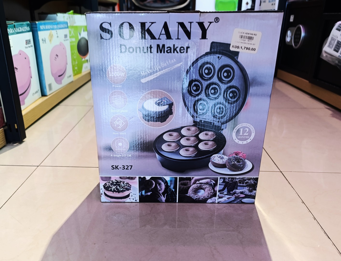 cocina - Maquina de Donas SOKANY SK-327, donas, cocina, maquina, maquina de cocina
 1