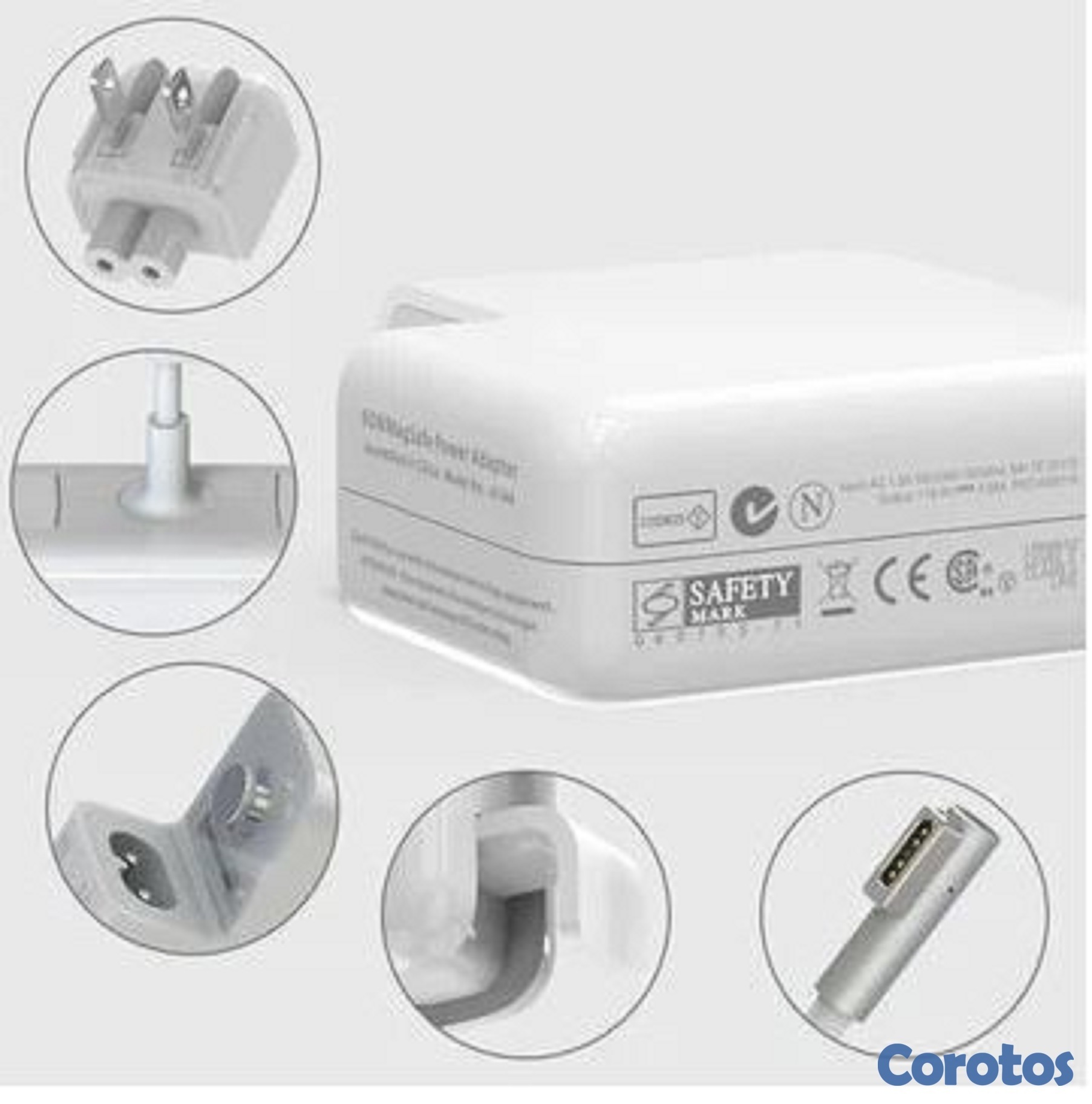 accesorios para electronica - Cargador para Macbook Tipo L Apple de 85 Watts 7