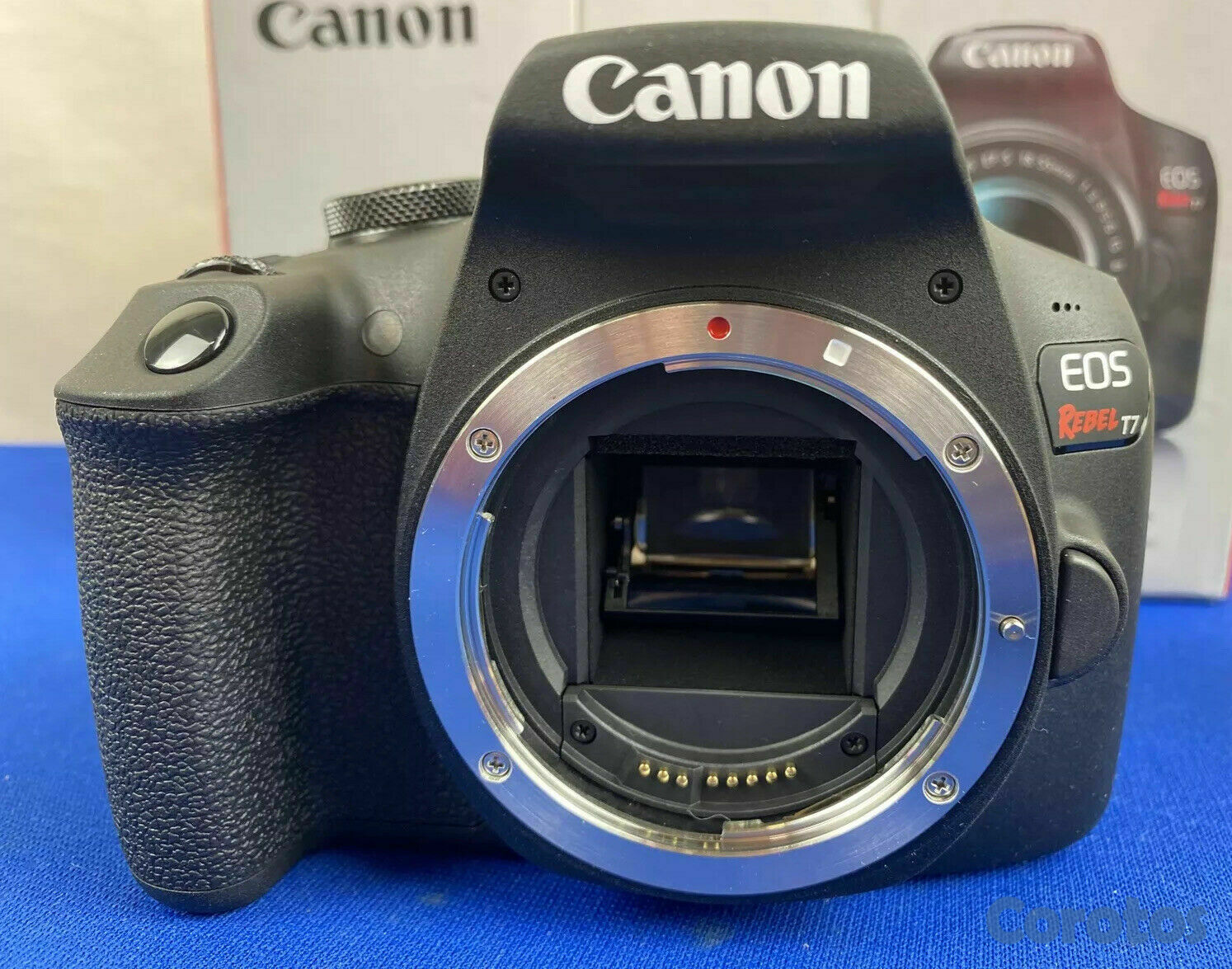 camaras y audio - Canon EOS T7 24.1MP, WiFi, NFC, USB, HDMI, Cargado 5