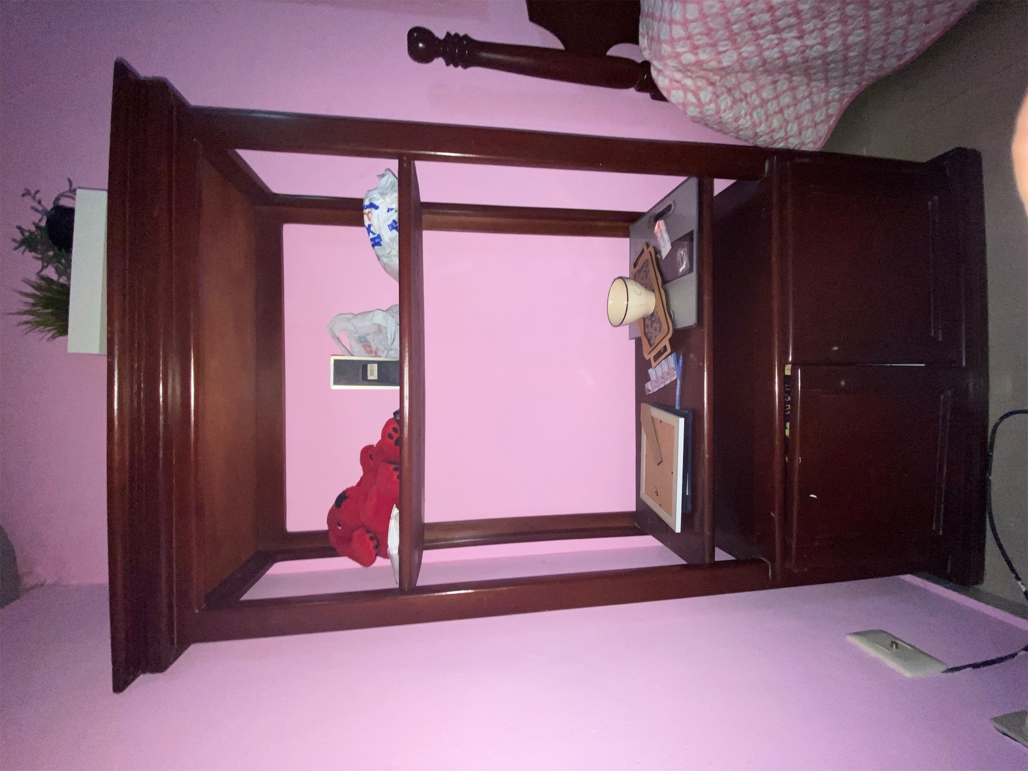 muebles y colchones - GABETERO EN CAOBA COMO NUEVO 1