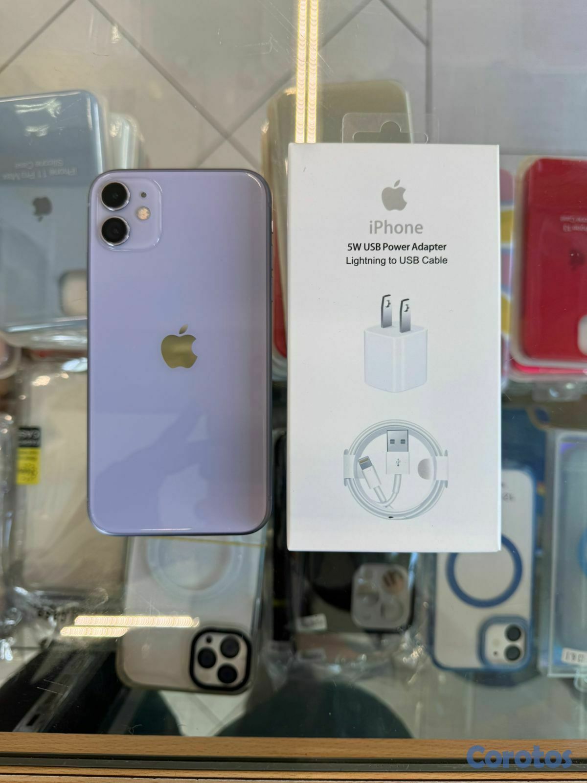 celulares y tabletas - iphone 11 purple 128 GB para Claro. 1