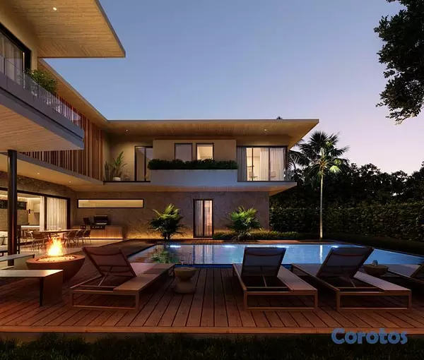 casas vacacionales y villas - V02-87-1403  VENTA DE VILLAS- BAVARO, PUNTA CANA-1000 MTS2 3