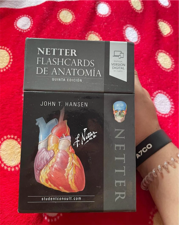 libros y revistas - NETTER FLASHCARDS (MEDICINA) Cartas de estudio anatomía 