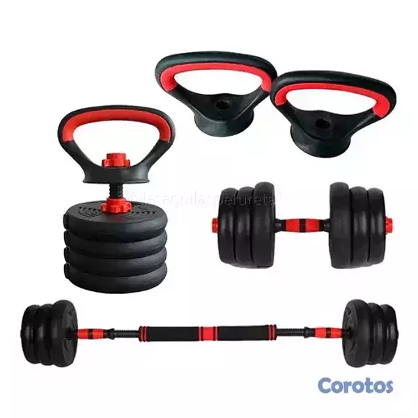 Artículos Deportivos - set de mancuernas de 15 kilos 