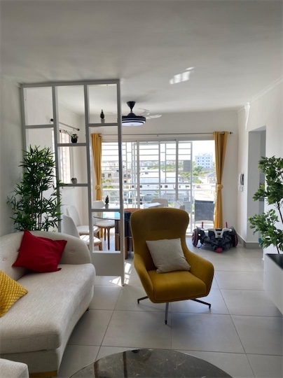 apartamentos - Apartamento 4ta con terraza en la autopista de san Isidro ecológica 7