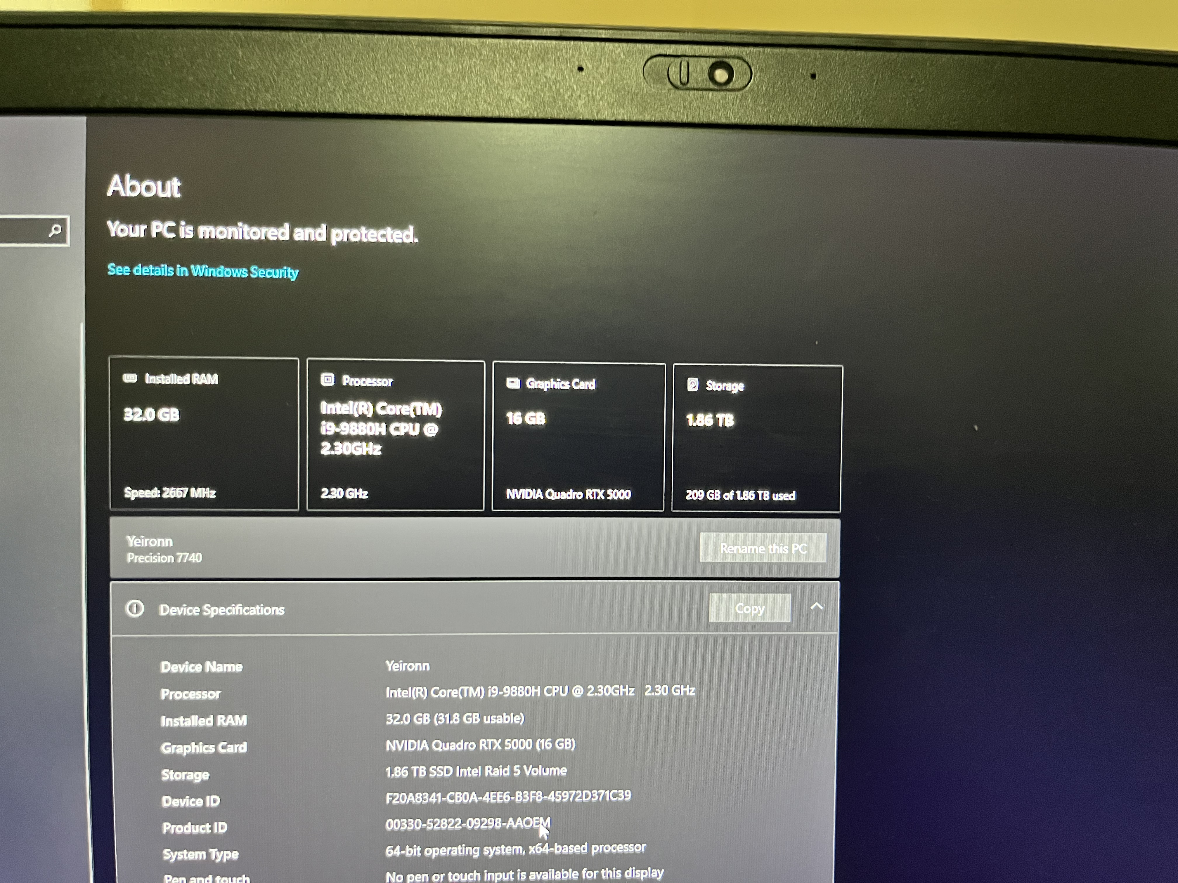 computadoras y laptops - Dell Precision-Laptop profesional.  7