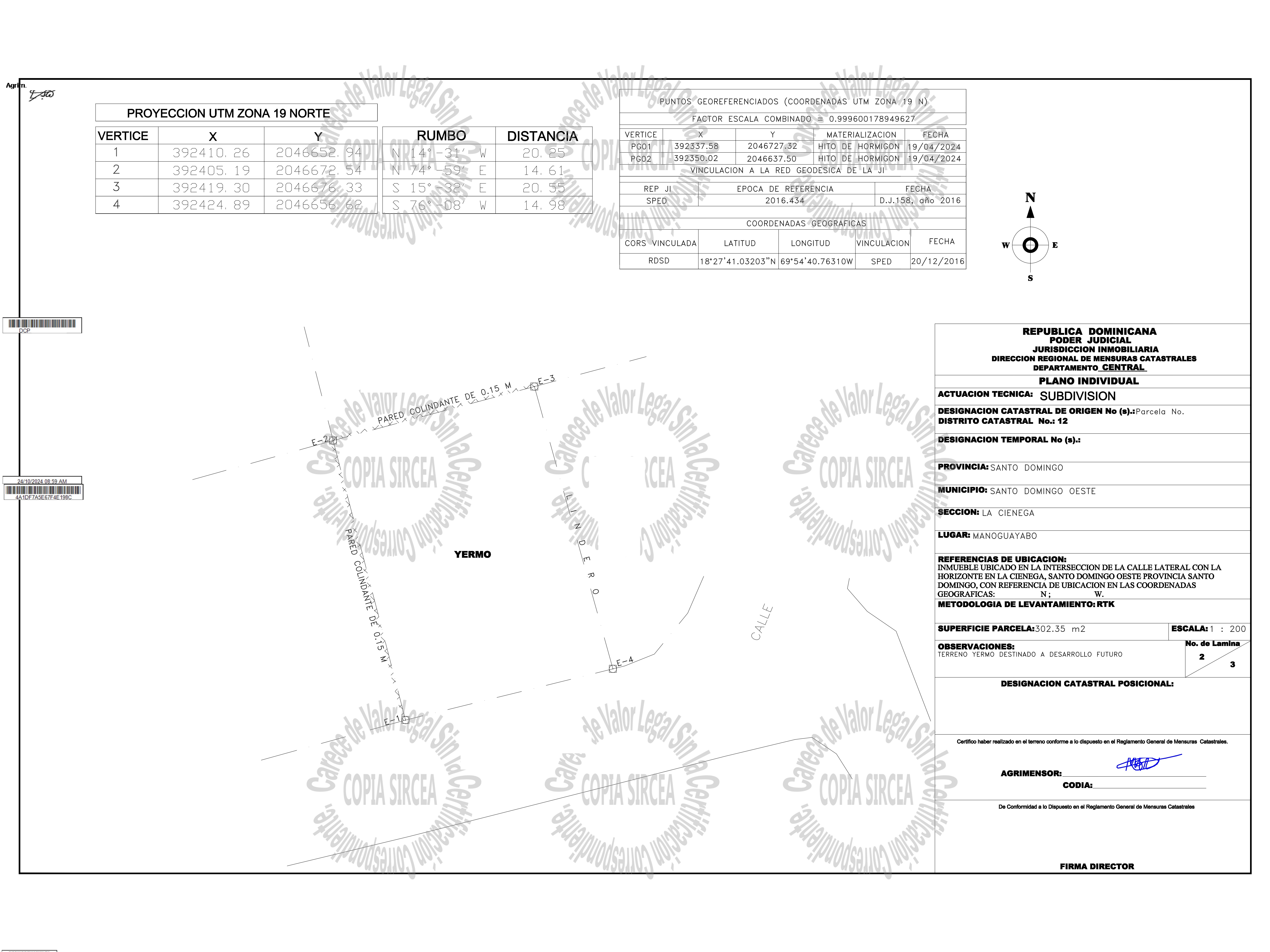 solares y terrenos - Solar de 302.35M2, Deslindado y con Título defini.