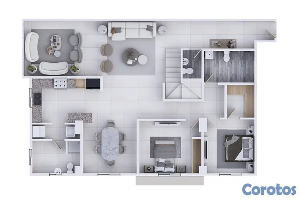 apartamentos - Apartamentos en Venta en El Millón Santo Domingo Proyecto Nuevo 2 y 3 Hab 9