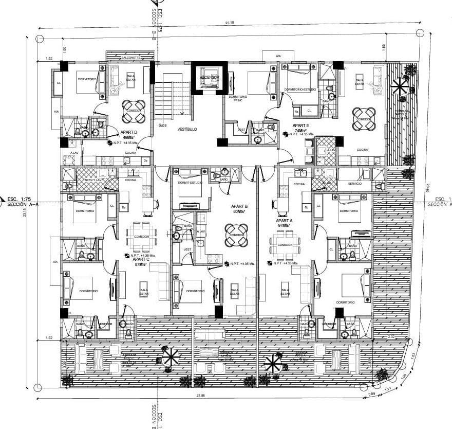 apartamentos - Apartamento de 2 Habitaciones en Urbanización Tropical 3