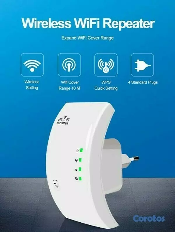otros electronicos - Repetidor Wifi 300 Mbps WR01 2