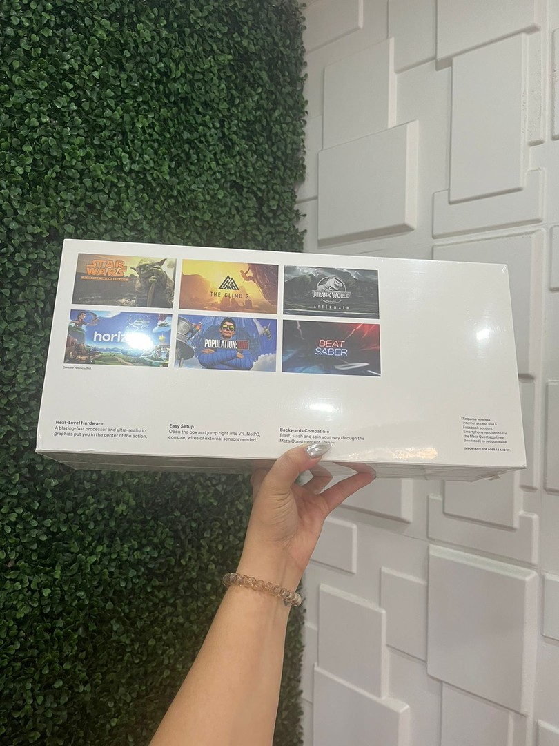 consolas y videojuegos - OCULUS QUEST 2 BLANCO 128GB NUEVO-SELLADO  2