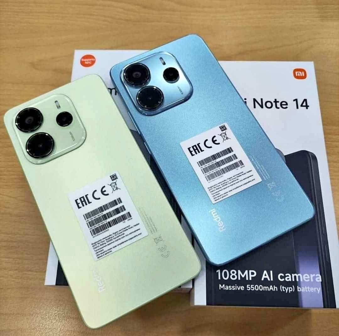 celulares y tabletas - Redmi note 14 nuevas selladas une de garantía/128/256GB  0