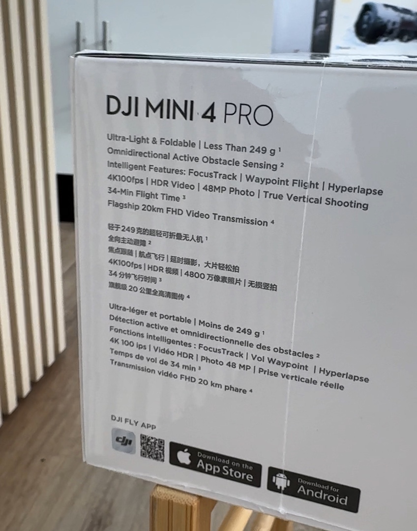 camaras y audio - Drone DJI Mini 4 Pro Con RC 2 Nuevo Sellado 6
