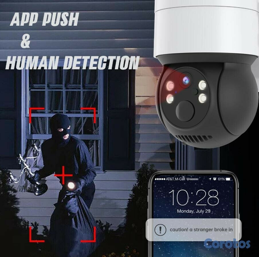 camaras y audio - Camara Wifi de Exterior Solar JE-425XM 8