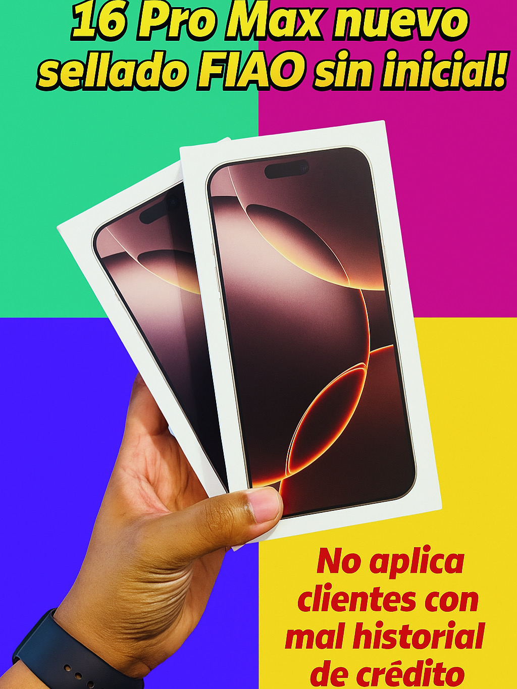 celulares y tabletas - iPhone 16 pro Max 256/512gb SIN INICIAL 