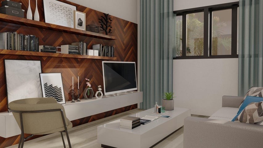 casas - Proyecto en venta Punta Cana #24-289 dos dormitorios, piscina, parqueos, seguri
 1