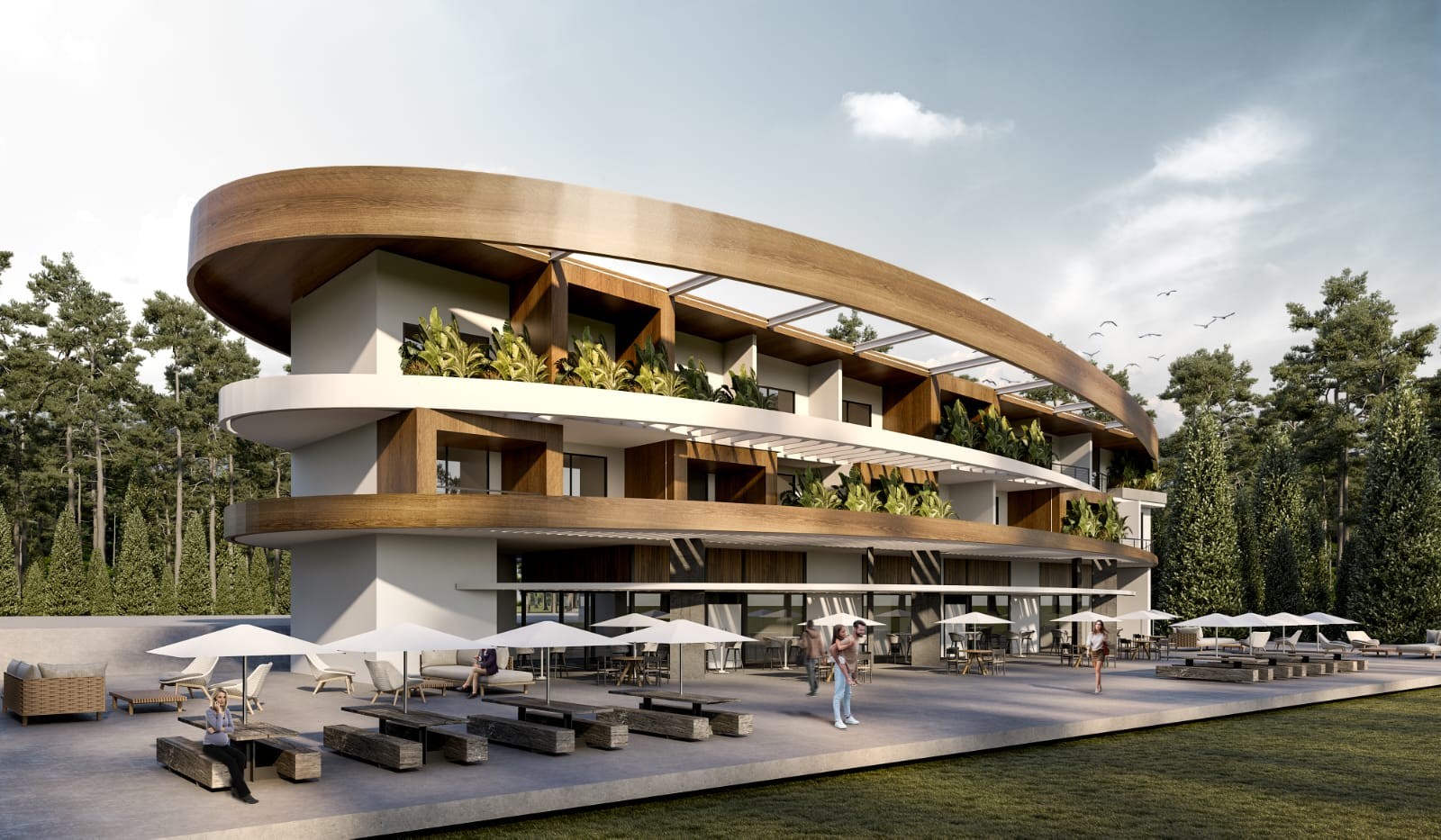 casas vacacionales y villas - Exclusivo Complejo de Apartamentos de LujoUbicado en Proyecto Cerrado, Jarabaco 1