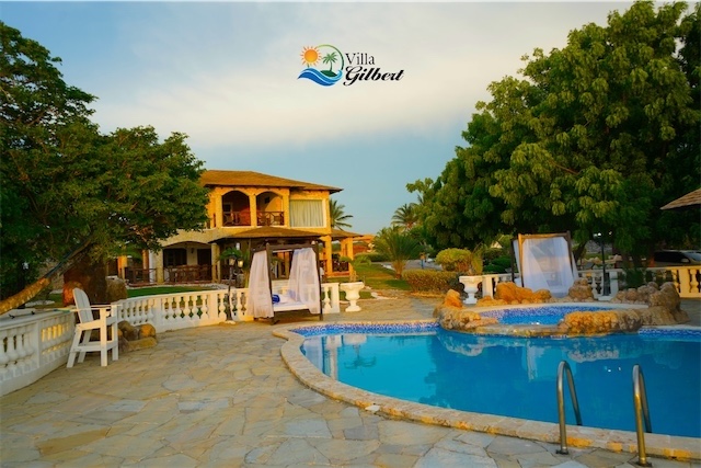 casas vacacionales y villas - Hermosa Villagilbert en alquiler, con hermosos espacios, playa privada  5