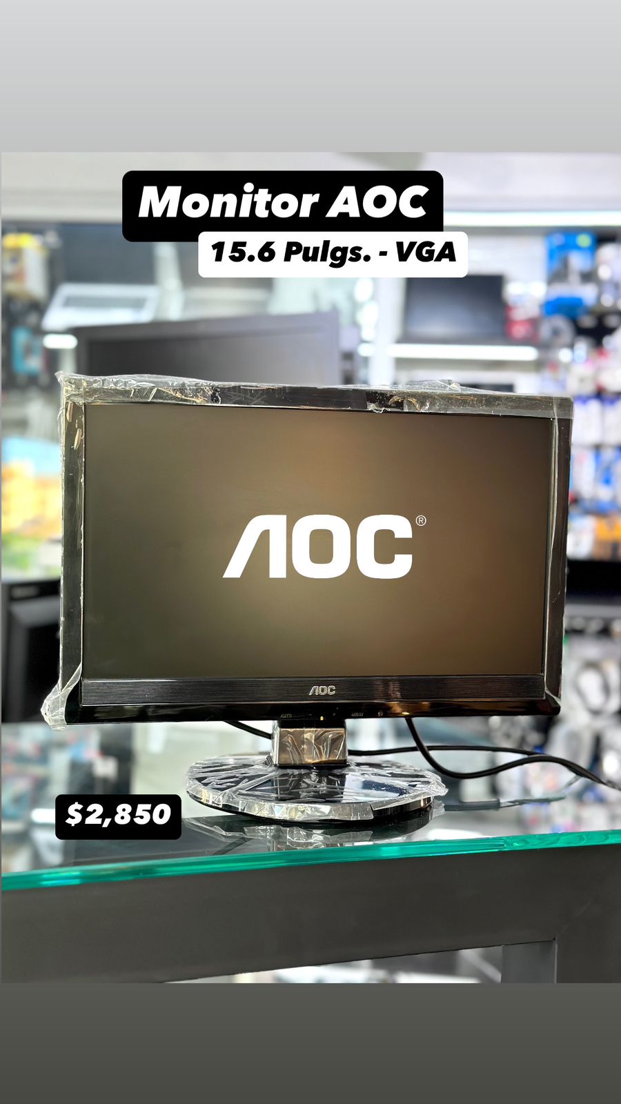 computadoras y laptops - MONITOR DE 15.6 PULGS. 0