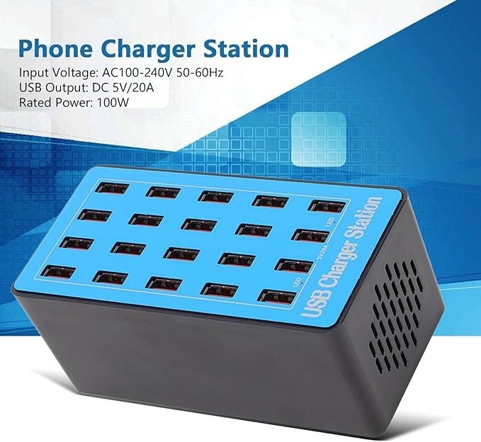 accesorios para electronica - ESTACION DE CARGA USB A5+ 4