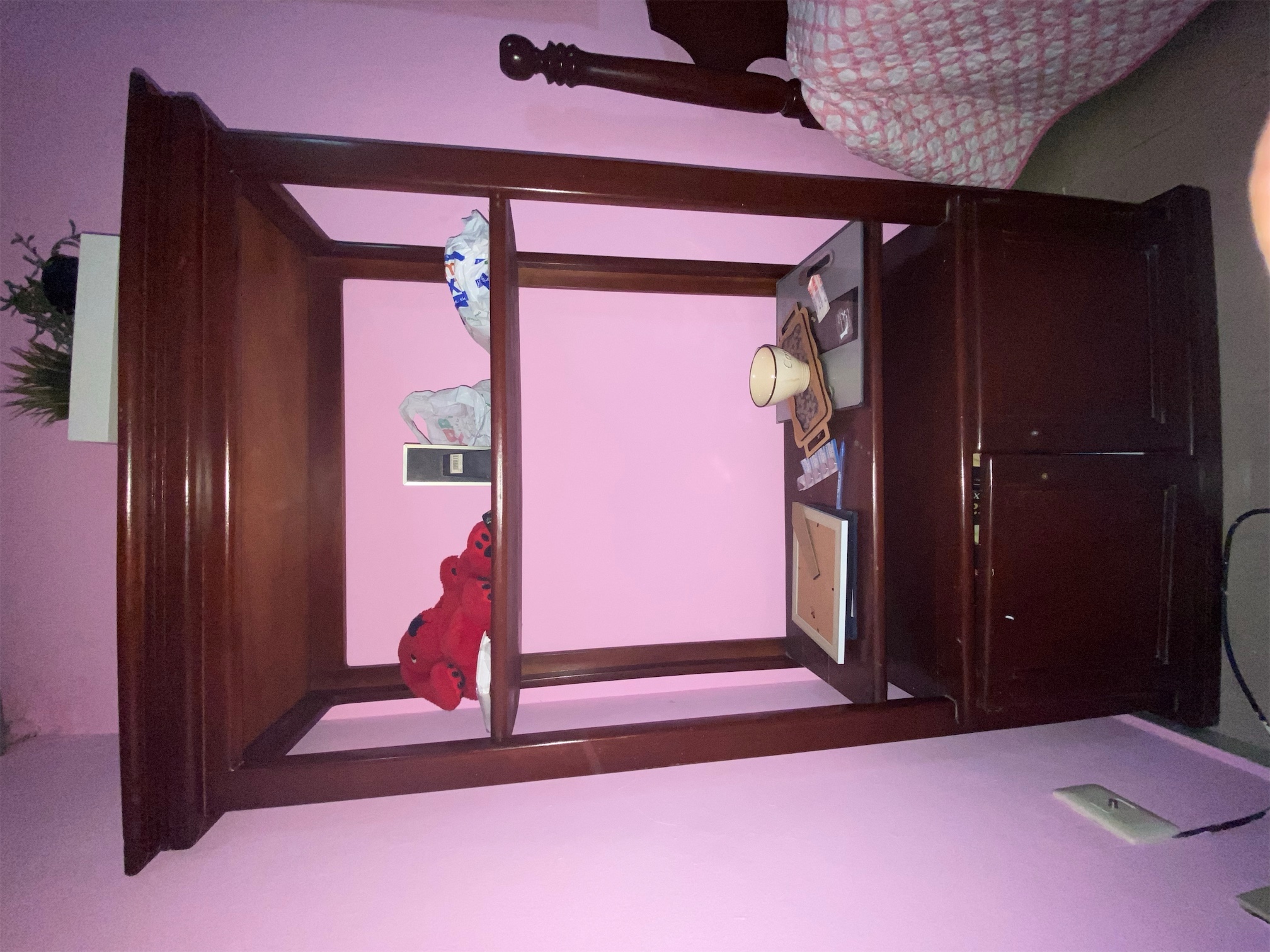 muebles y colchones - GABETERO EN CAOBA COMO NUEVO 2