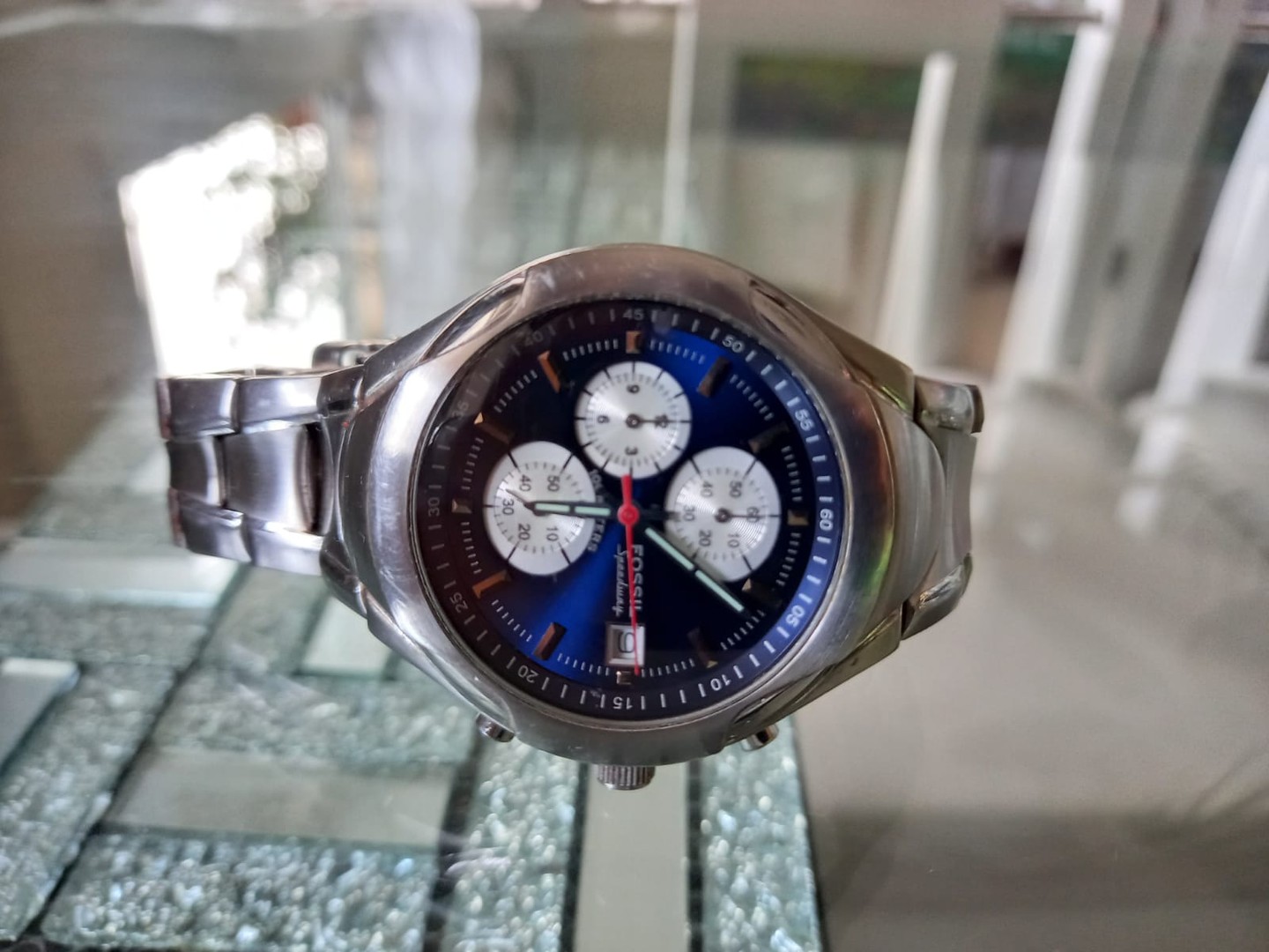 joyas, relojes y accesorios - Reloj Fossil blue 100 meters