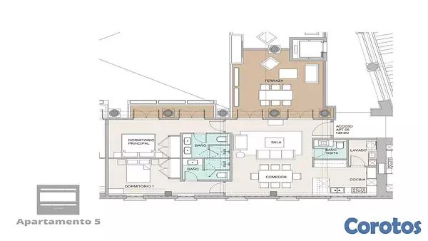 apartamentos - En Renta Residencial de Lujo de 9 Apartamentos Zona Colonial 10