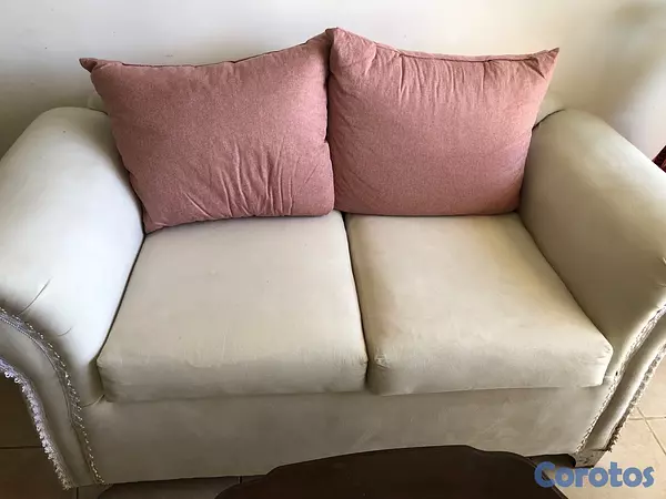 muebles y colchones - mueble con mesa en caoba en excelente condiciones  3