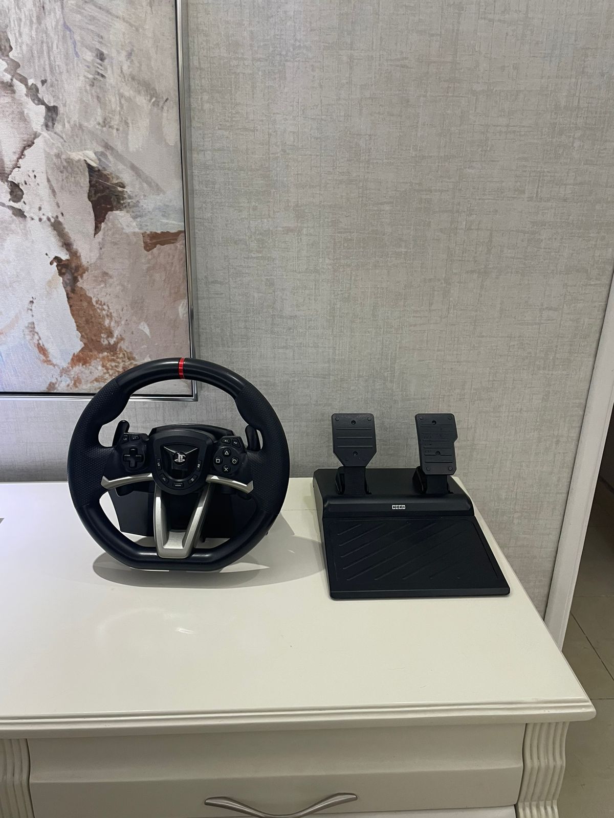 consolas y videojuegos - Volante HORI Racing Wheel Apex,compatible con PlayStation 5, PlayStation 4 y PC. 1