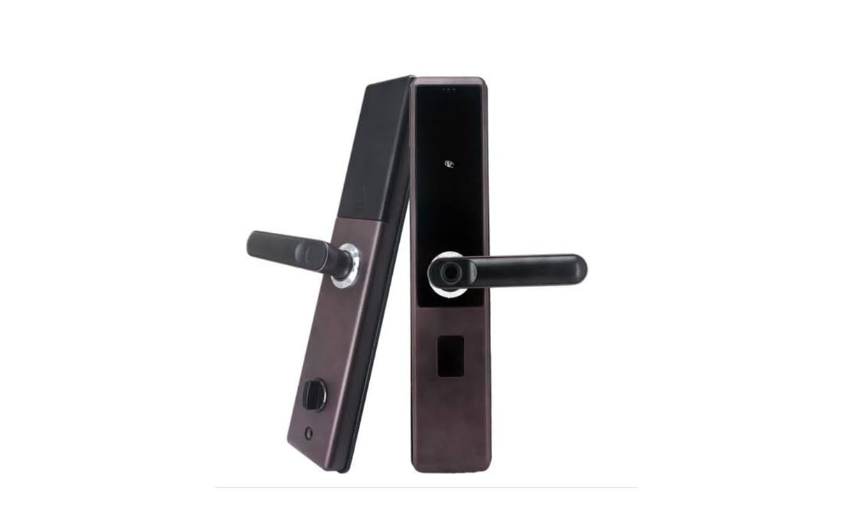 otros electronicos - Cerradura smart para puerta con huella digital inteligente y llaves de acceso 5