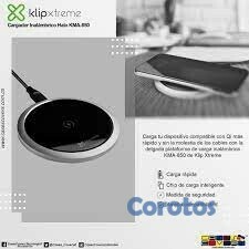 celulares y tabletas - CARGADOR INALAMBRICO KLIPX HALO, CIRCULAR, 10 WATTS, CERTIFICACION QI 1