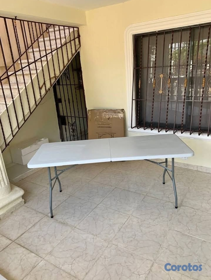 herramientas, jardines y exterior - Mesa plegable plástica 71 pulgadas 