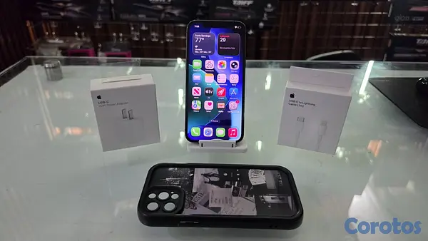 celulares y tabletas - iPhone 12 Pro 256GB Negro desbloqueado de fabrica 2