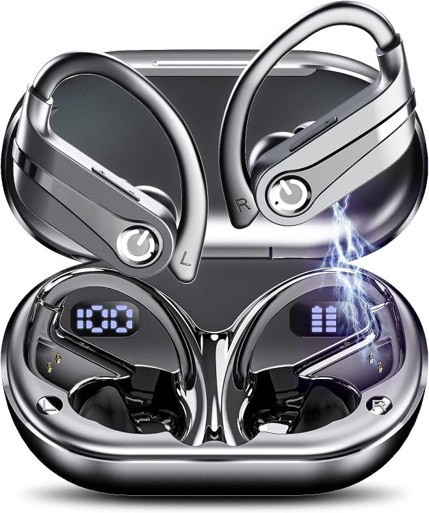 camaras y audio - YYK-Q63 Auriculares inalambricos Bluetooth con microfono auriculares deportivos