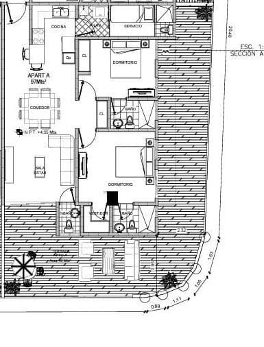 apartamentos - Apartamento de 2 Habitaciones en Urbanización Tropical 4