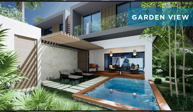 casas vacacionales y villas - Venta de villas en punta cana con piscina zona turística  0