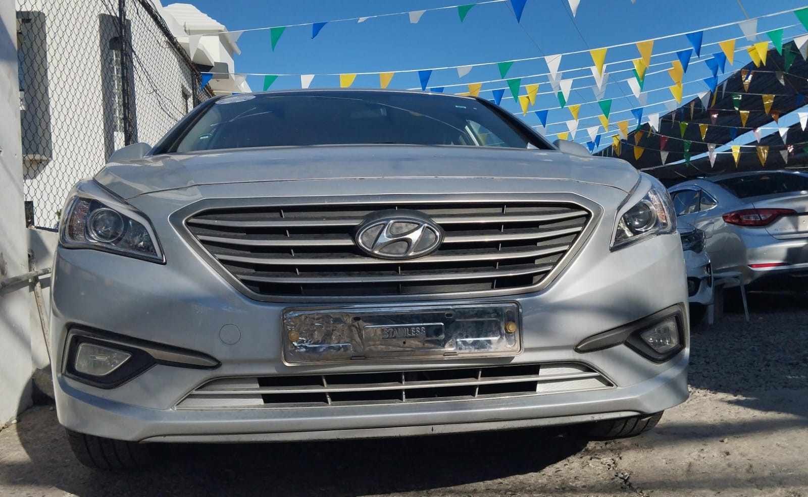 carros - HYUNDAI SONATA LF 2018 GRIS 1
