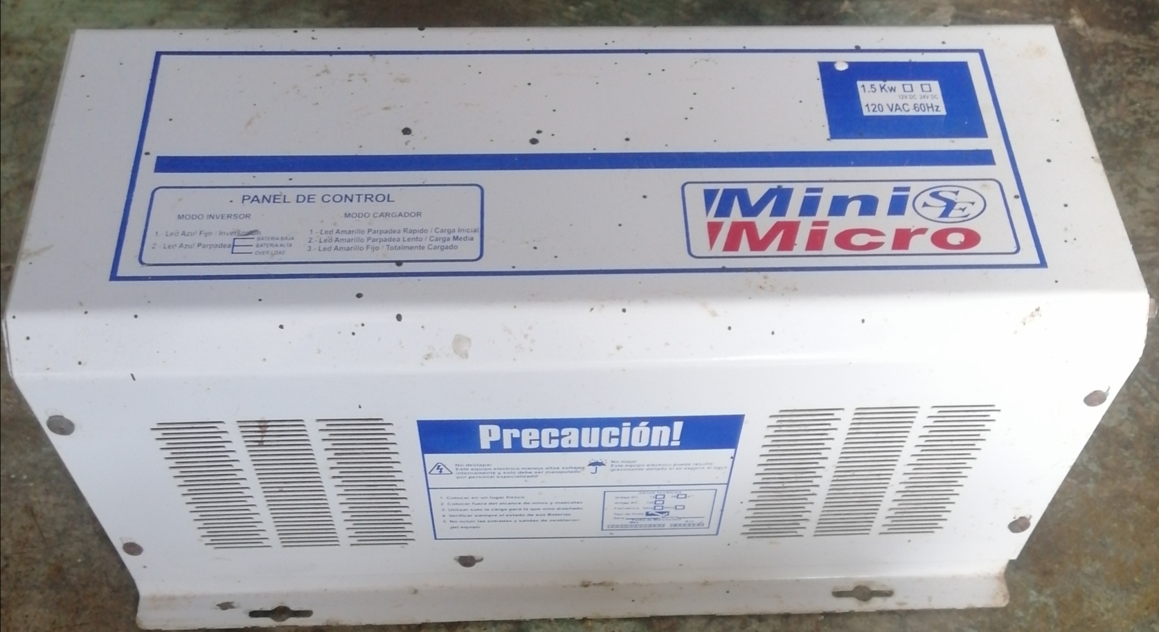 plantas e inversores - INVERSOR USADO DE 1.5KW MINI MICRO  1