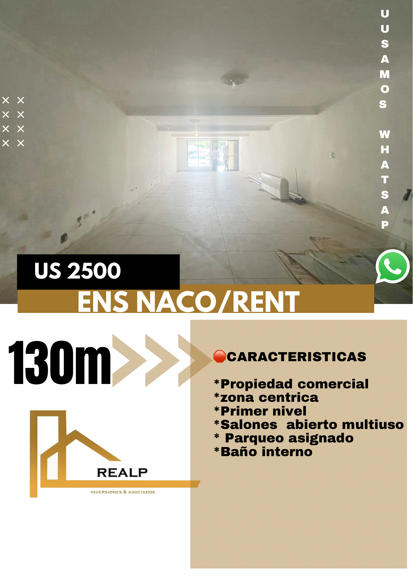 oficinas y locales comerciales - Local en Naco Primer nivel 0