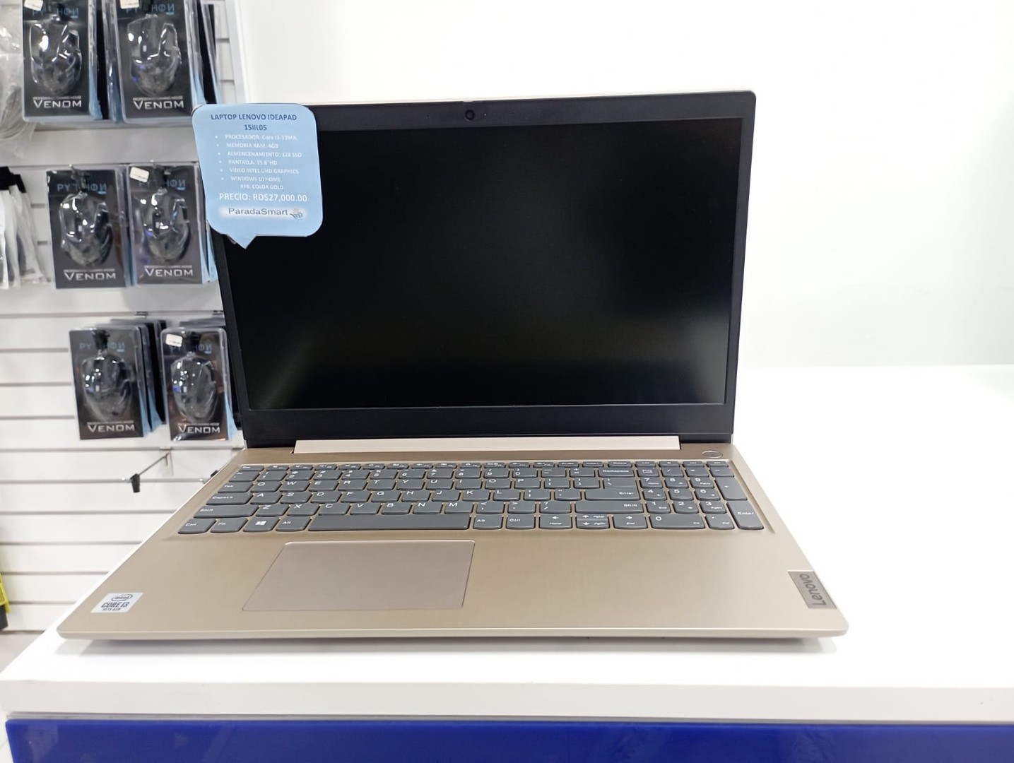 computadoras y laptops - Laptop Lenovo Idea pad 15IIL05 core i3-10ma 4gb Ram, 128gb ssd, Pantalla 15.6