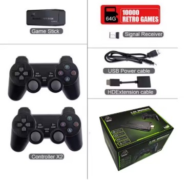 accesorios para electronica - HDMI Game Stick Más de 10,000 Juegos Preinstalados 2
