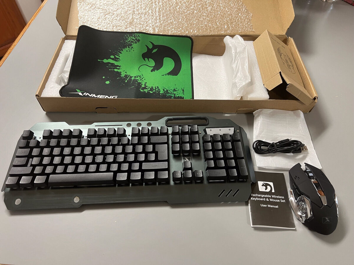 computadoras y laptops - Combo Gamer MAMBASNAKE K680 – Teclado + Mouse Inal 4