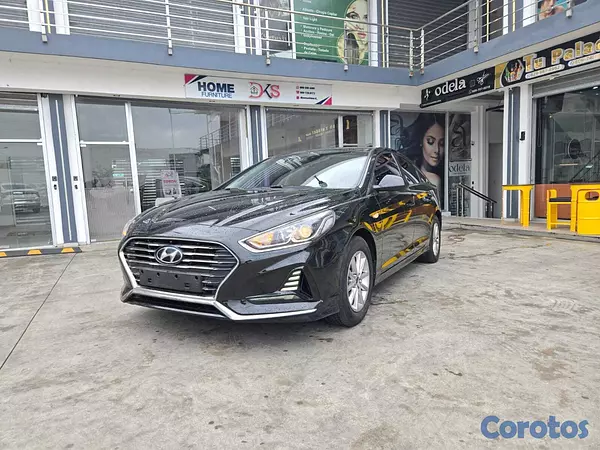 carros - HYUNDAI SONATA NEW RISE 2018 NEGRO GASOLINA 3